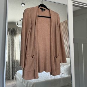 Forever 21 Women's Knit Cardigan Peach Open With Pockets Pre-owned